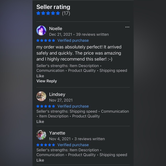 ⭐️ Reviews ⭐️ - Picture 6 of 7